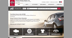 Desktop Screenshot of grandstrandnissanparts.com